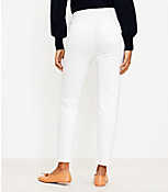 Tall Curvy High Rise Frayed Skinny Jeans in White carousel Product Image 2