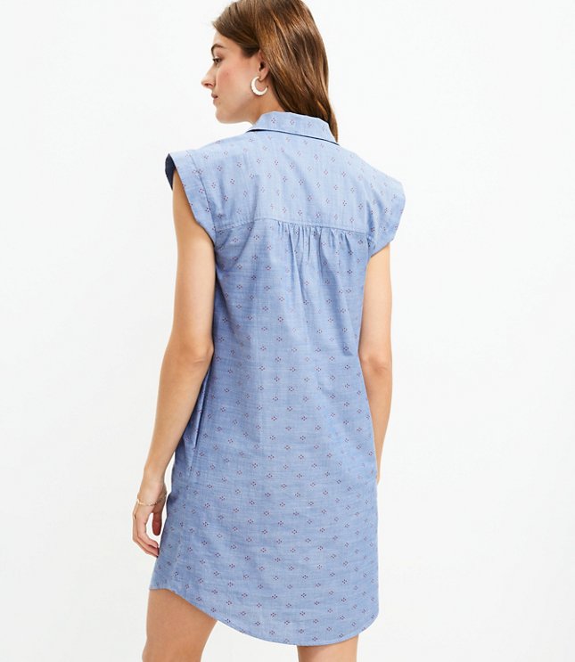 Petite Clip Dolman Pocket Shirtdress