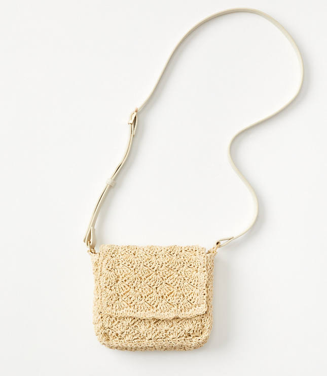 Straw Crossbody Bag