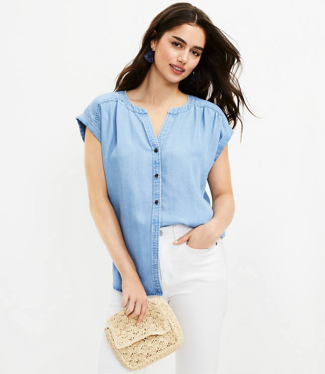 Chambray Dolman Shirt