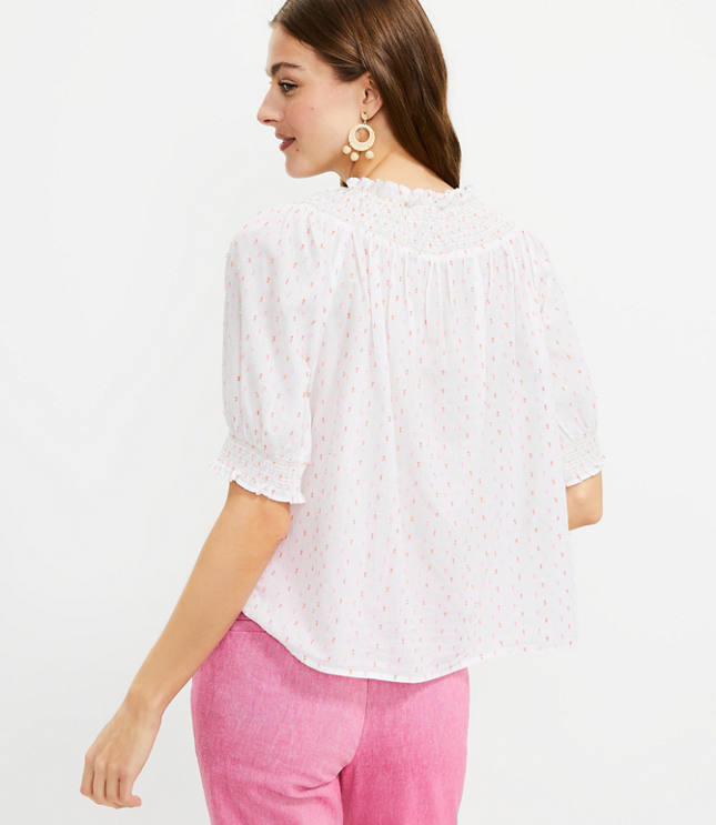 Clip Smocked Top