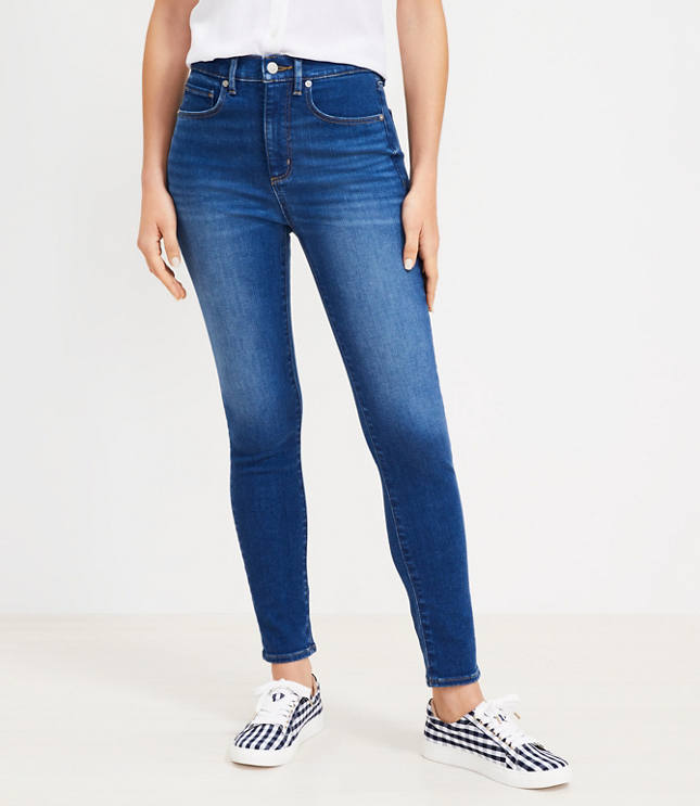 Super high waisted petite on sale jeans