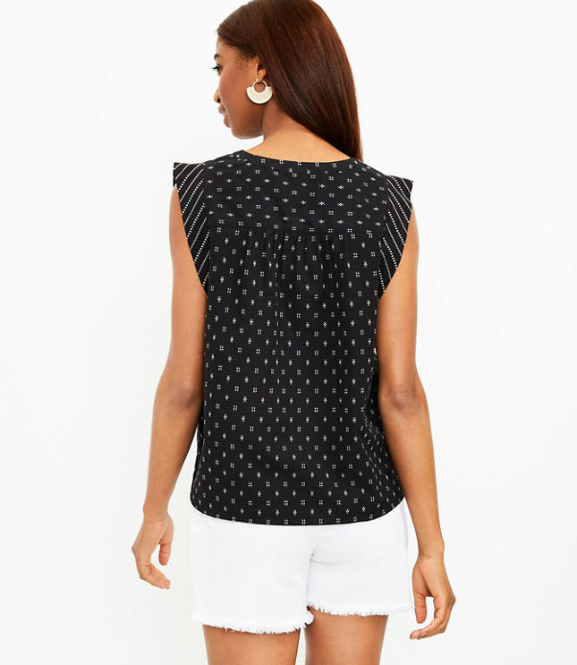 Geo Clip Bib Henley Top