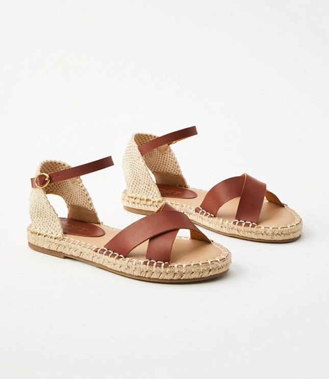 Criss Cross Espadrille Sandals