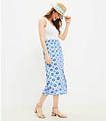 Tiled Button Pull On Midi Skirt carousel Product Image 1