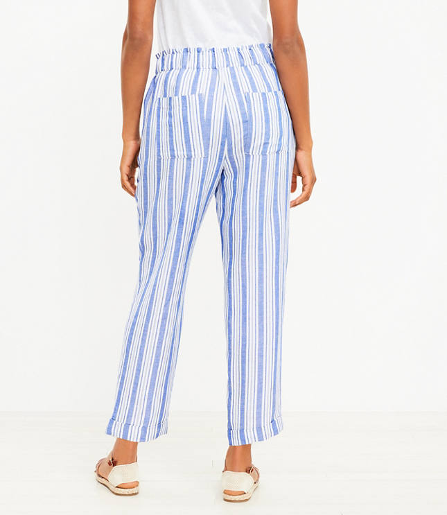 Loft striped pants shop