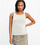 Shimmer Square Neck Sweater Tank carousel Product Image 1