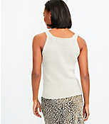 Shimmer Square Neck Sweater Tank carousel Product Image 3