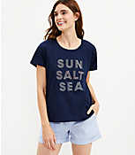 Lou & Grey Sun Salt Sea Oversized Softserve Tee carousel Product Image 1