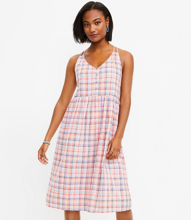 Plaid cheap summer dress