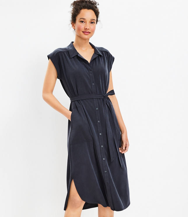 Lou & grey brushmarl hot sale shirtdress