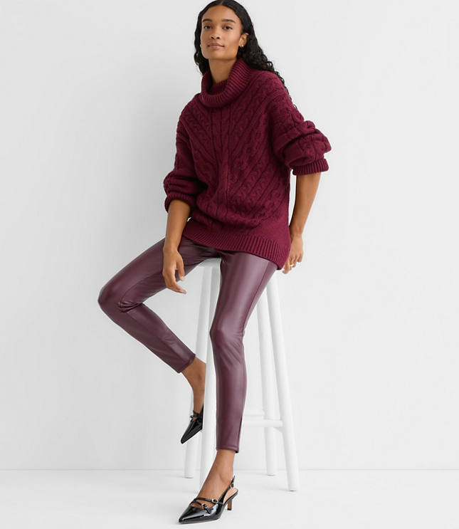 Faux Leather Leggings