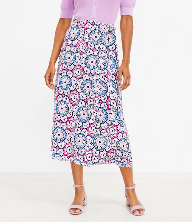 Petite midi wrap skirt sale