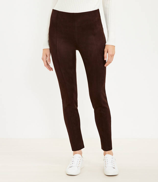 Legging The Style Box Suede Marrom - Compre Agora