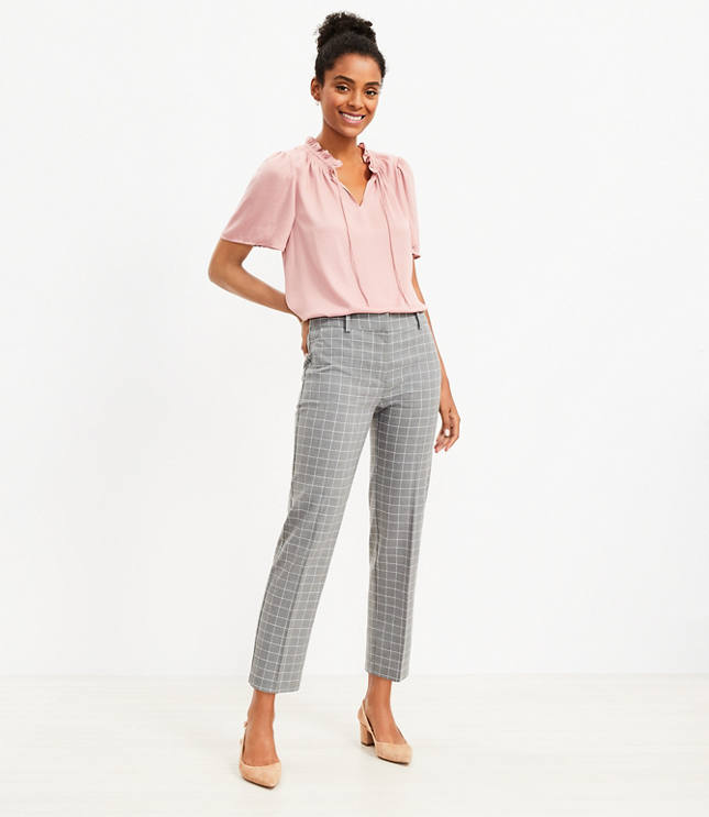 Riviera Slim Pants in Plaid