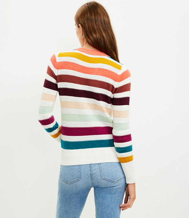 Women's colorful shop striped sweater