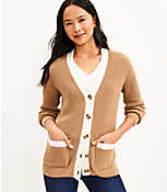 Tipped Boyfriend Cardigan carousel Product Image 2