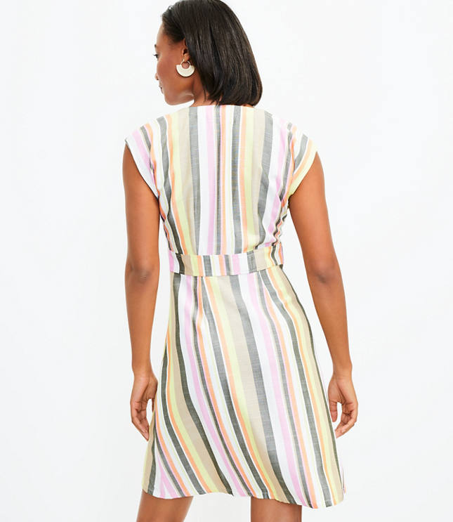 Striped hotsell flare dress