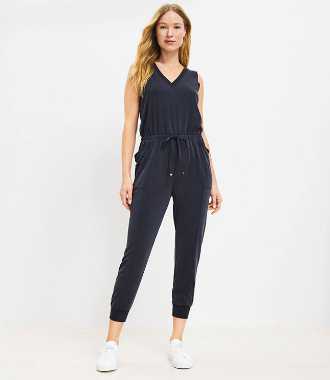 Lou & Grey Sandwashed Sleeveless Jumpsuit