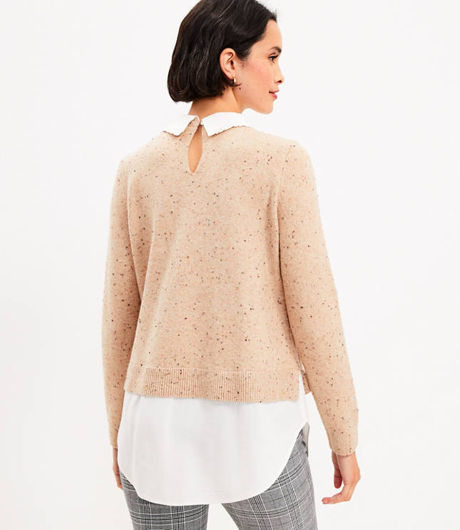 Loft shirttail clearance sweater