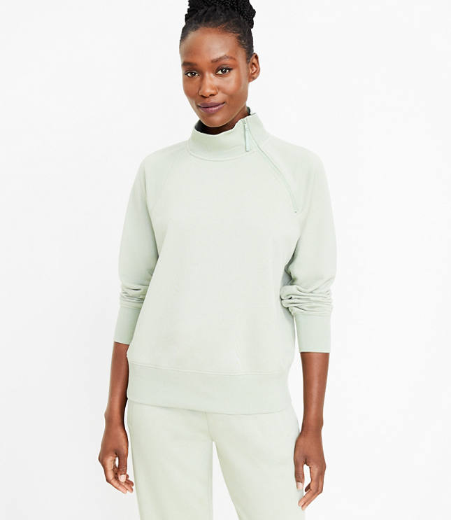 Lou & Grey Luvstretch Zip Top