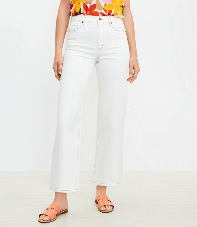 White crop sales jeans petite