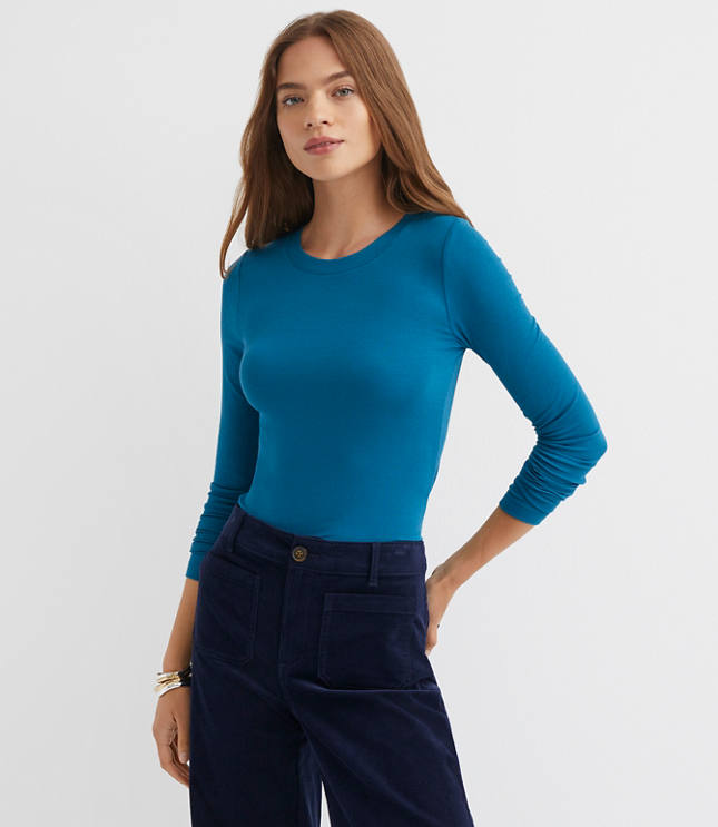 Long Sleeve Crew Neck Tee