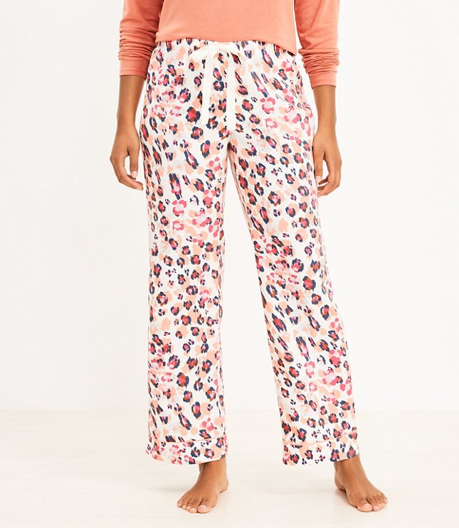 Leopard Print Pajama Pants | LOFT