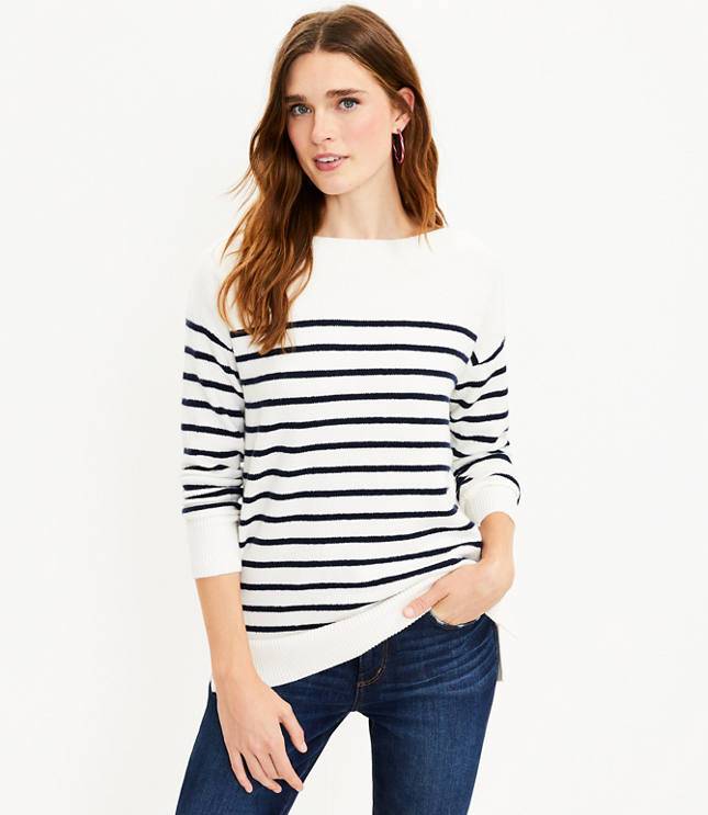 Ann taylor 2024 striped sweater