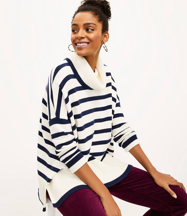 turtleneck poncho sweater