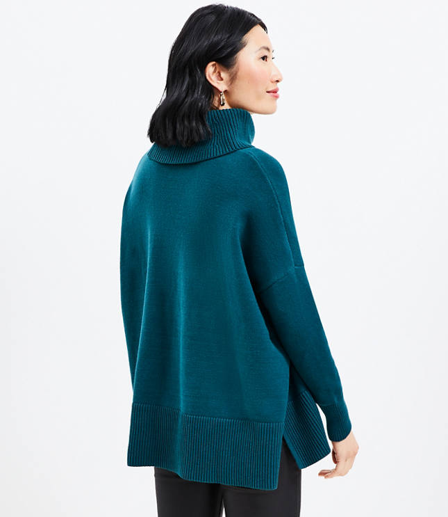 Turtleneck poncho 2025 sweater loft