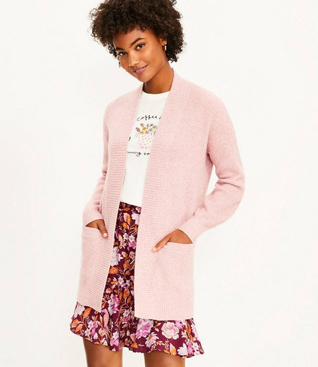 Pink Cardigan Sweaters for Women | LOFT