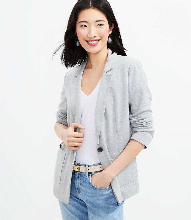 Petite Unstructured Blazer