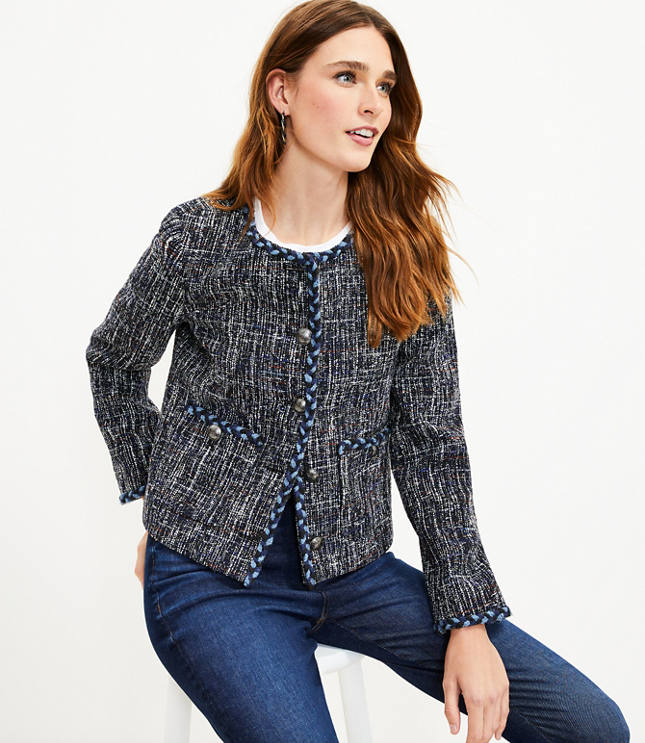 Cropped Tweed Jacket