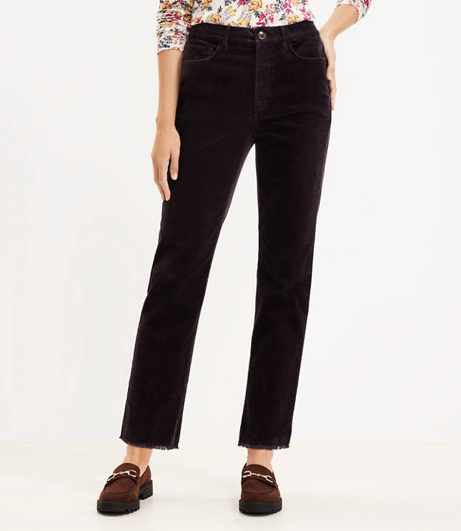 Straight Corduroy Pants