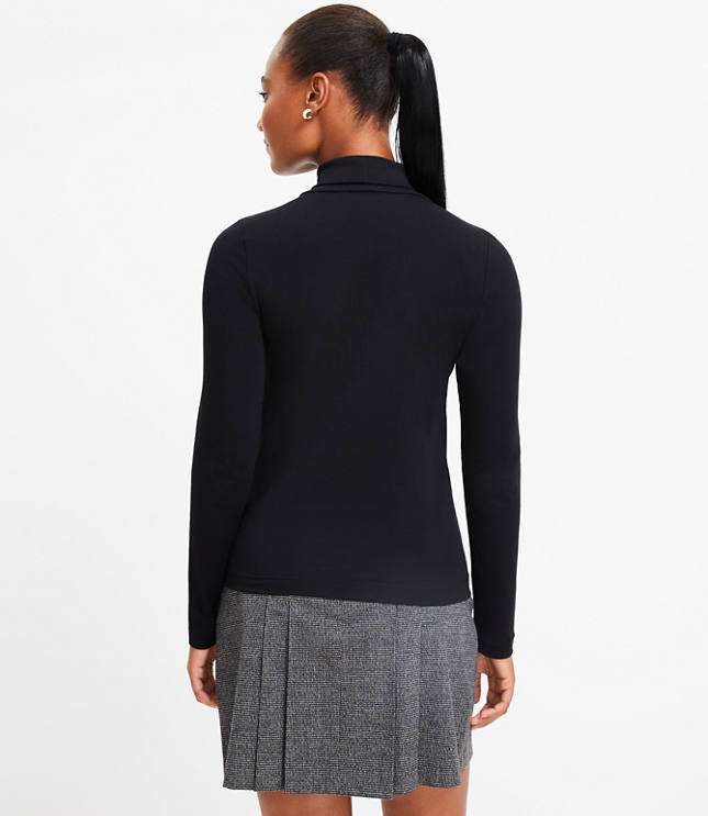 American Apparel Women's Cotton Spandex Long Sleeve Turtleneck