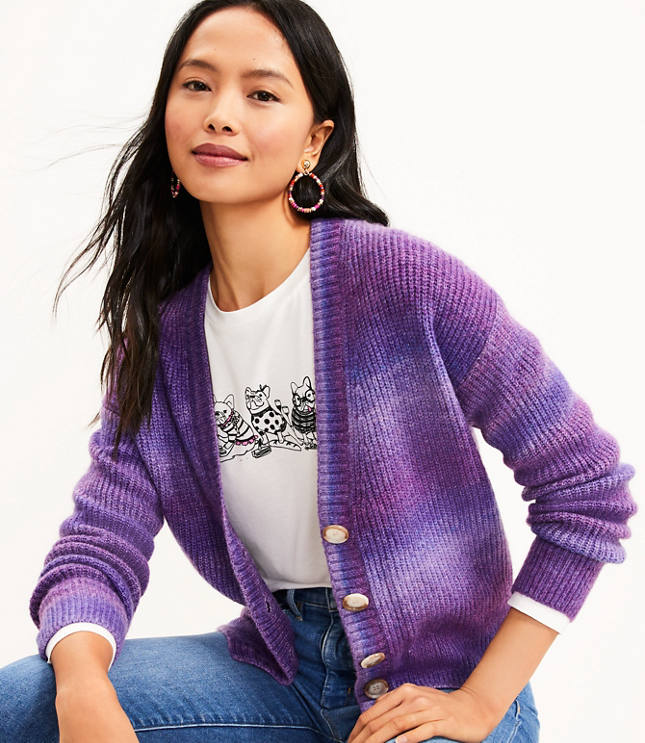 ladies purple sweaters