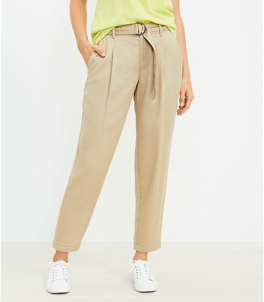 Tall Belted Emory Taper Pants