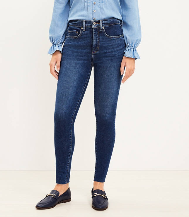 Tall Curvy High Rise Skinny Jeans in Classic Dark Indigo Wash