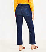 Tall Curvy High Rise Kick Crop Jeans in Refined Dark Indigo Wash carousel Product Image 2