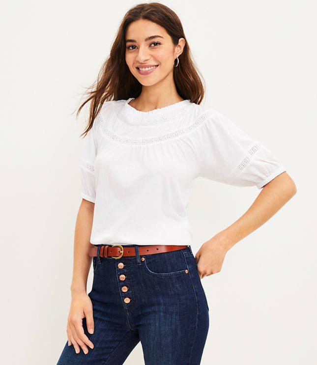 Petite store peasant blouses