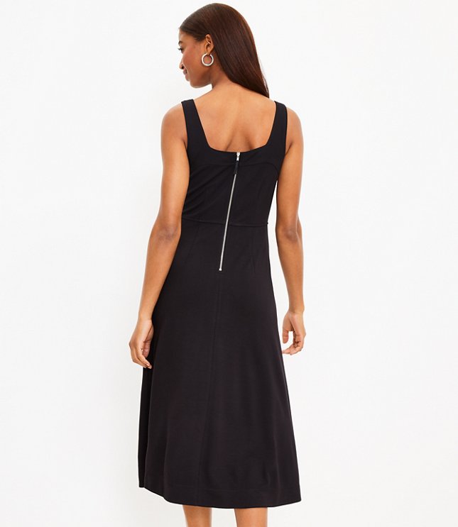 LORNA LUXE SQUARE NECK MIDAXI DRESS - Petite Side of Style