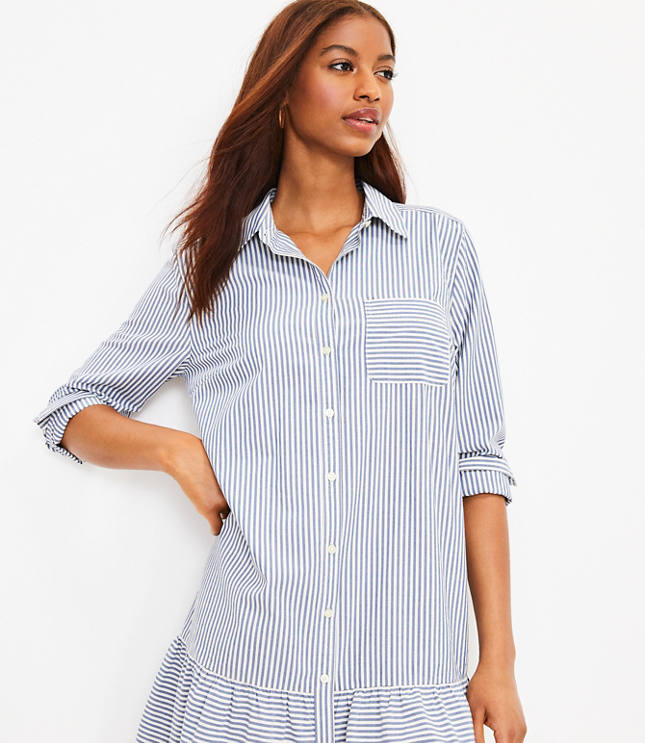 Womens petite shop shirt dress