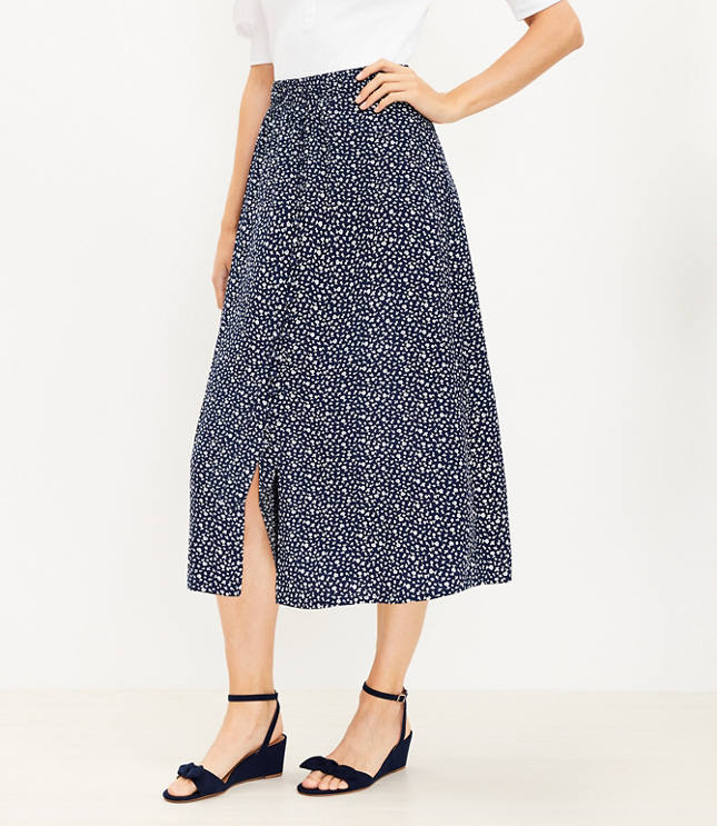 Petite pull on outlet midi skirt