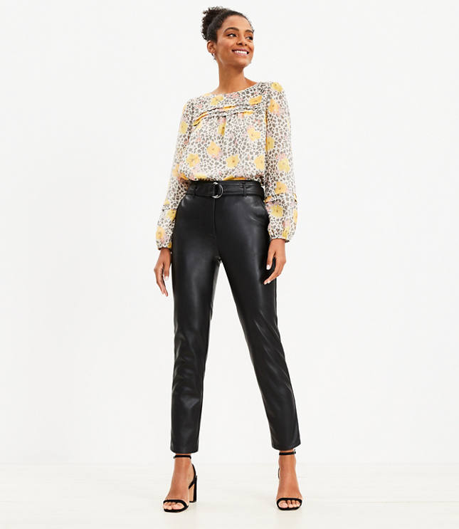 LOFT Leather Pants