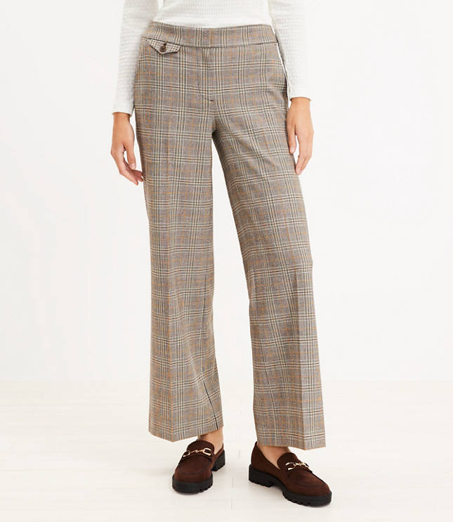 Loft plaid hot sale pants