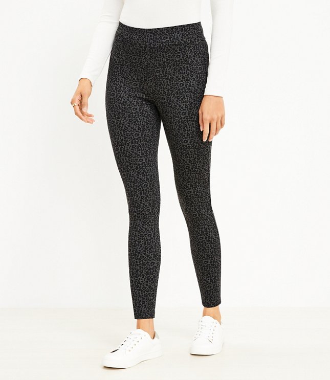 Leopard Print Ankle Leggings - Fashion Outlet NYC