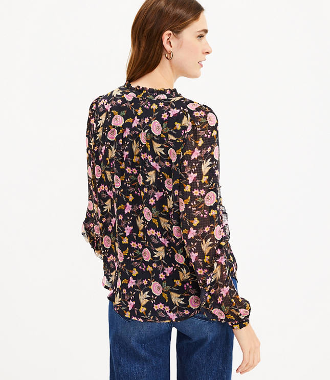 Loft floral blouse on sale