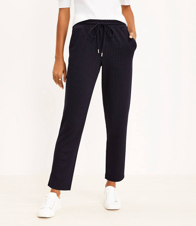 Pinstripe cheap jogger pants