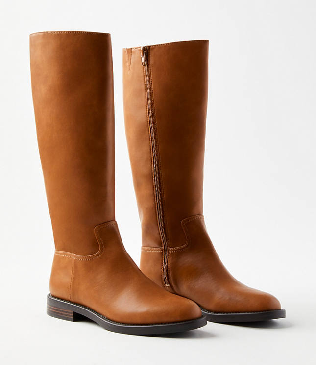 Tan long hotsell riding boots